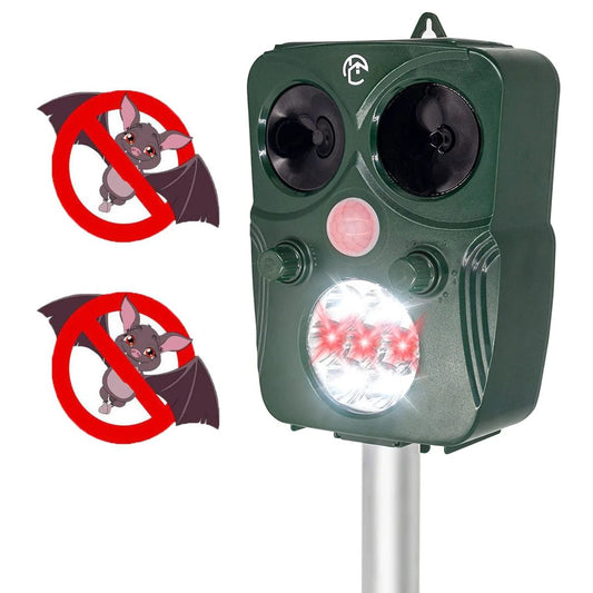Bat Repellent - Solar Powered Ultrasonic Bat Repellent