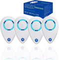 Ultrasonic Pest Repeller - Electronic Plug in Sonic Repellent (4 Pack)