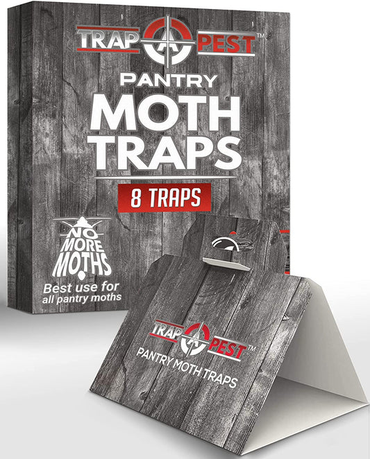 8 Pack Pantry Moth Traps - Safe and Effective